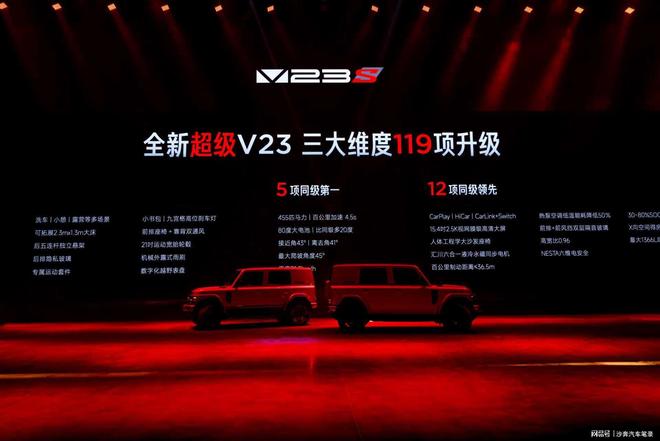 全新超级V23及赛博版上市1228万起pg电子试玩性能跃升配置满级iCAR(图3)